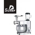 Shinechef Household Low Noise Multi-functional 5 in 1 Stand Food Dough Cake Mixer With Juicer Blender, Meat Grinder